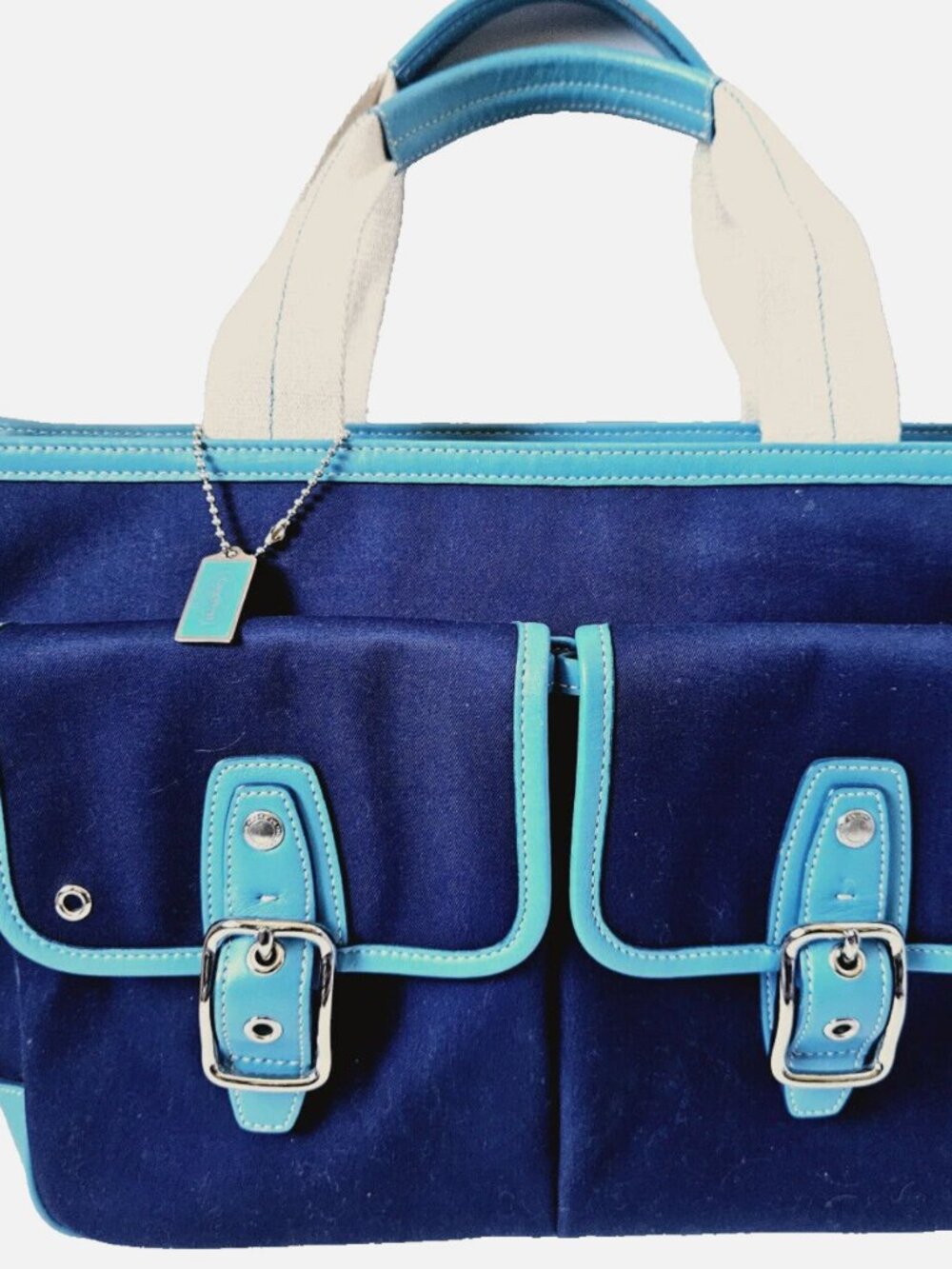 Coach Hampton Tote Blue Bags & Handbags for Women